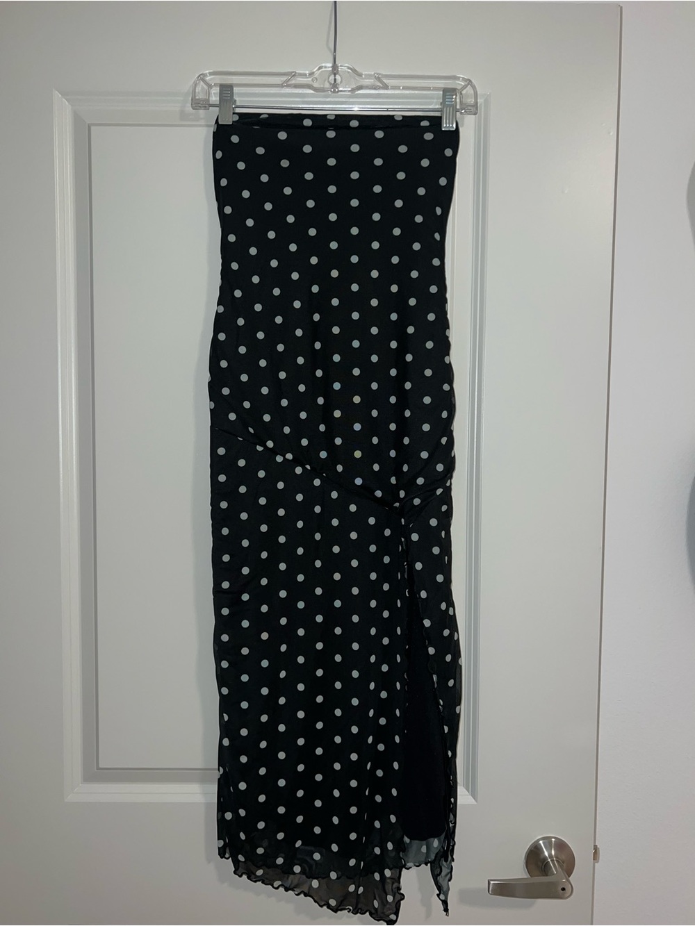 Urban Outfitters Black Polka Dot Maxi Dress